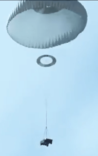 fast and furious car parachutes